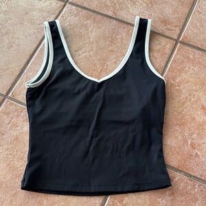 Compression Sports Tank with built in shelf bra